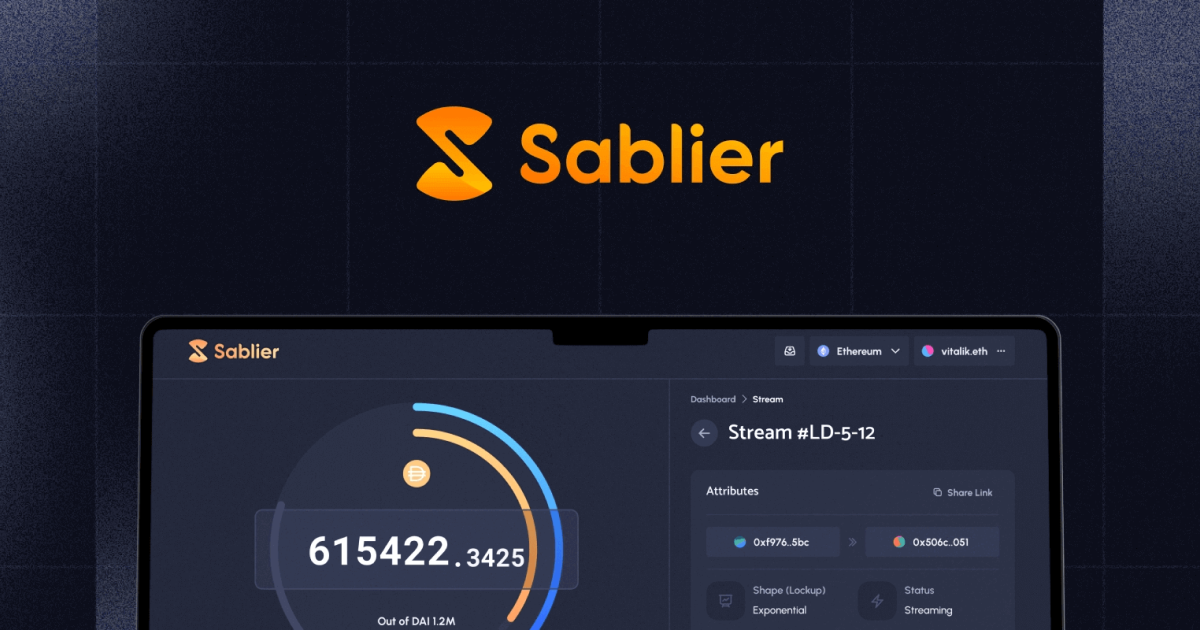Sablier application banner showing the main interface